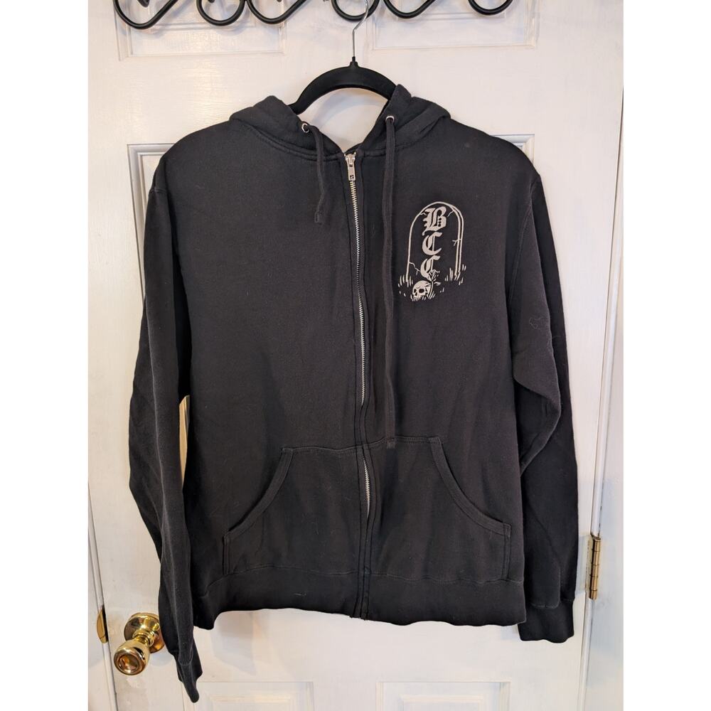 Black Craft Cult | Black Hoodie "Never Trust The Living" | Large